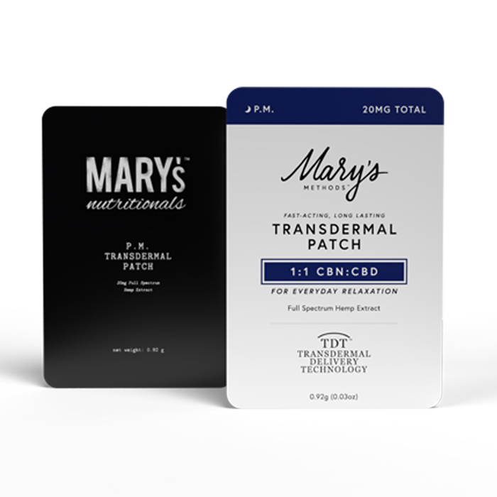 P.M. Transdermal Patch - 20mg
