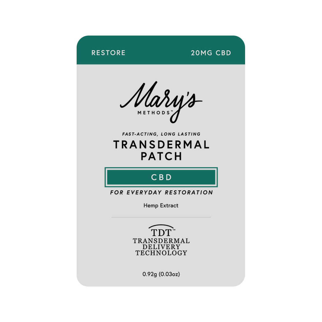 Mary's Methods 20 mg CBD Transdermal Patch for Sleep