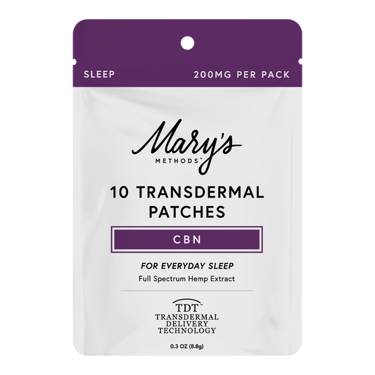 Mary's Sleep 10-Pack CBN Transdermal Patches