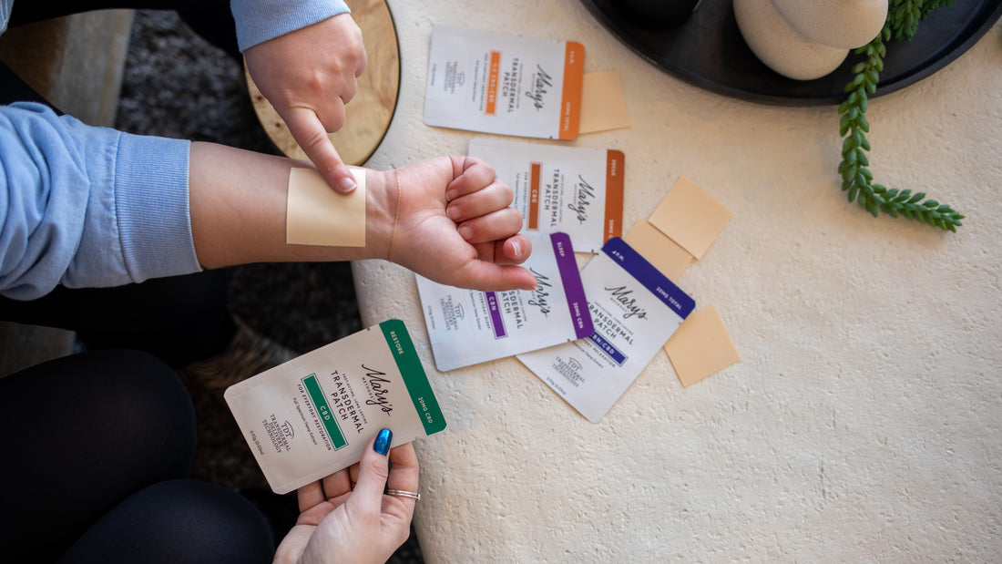 Applying transdermal patches for wellness