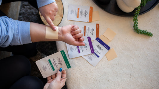 Applying transdermal patches for wellness