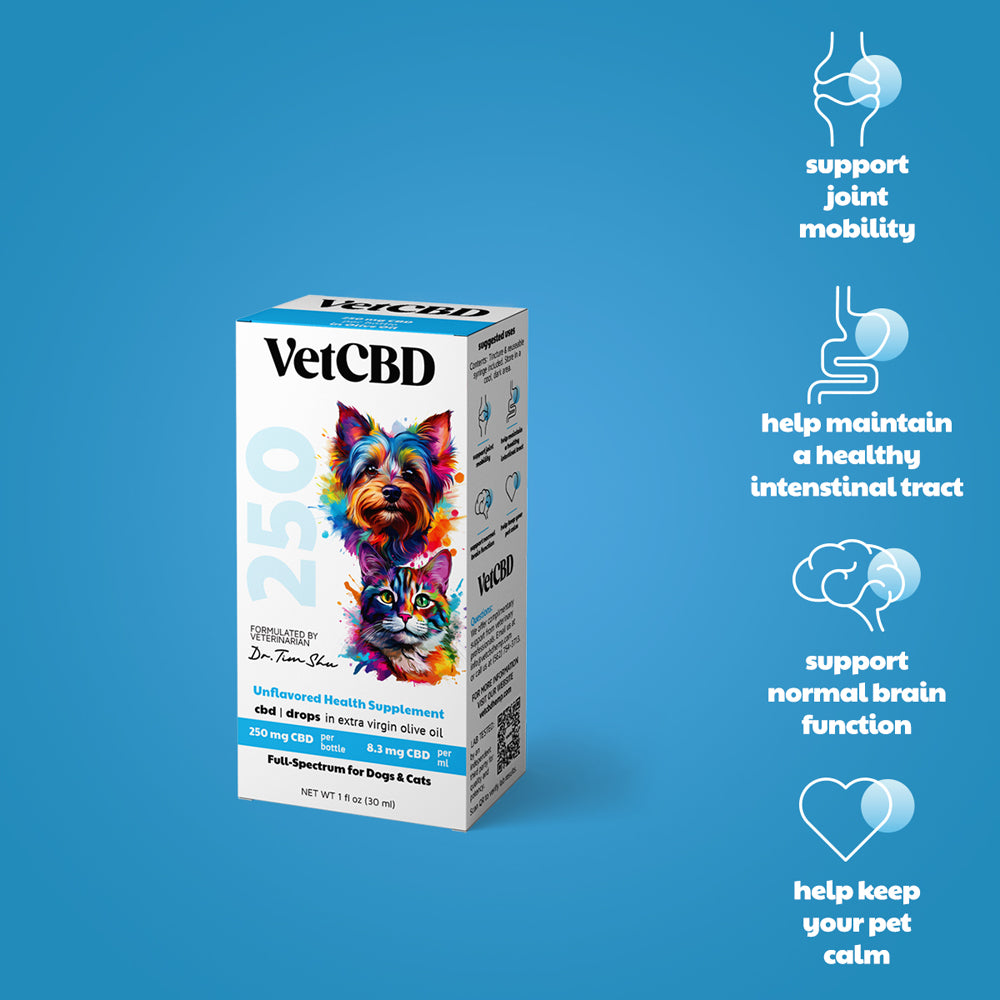 support joint mobility, help maintain a healthy intestinal track, support normal brain function. helps keep your pet calm