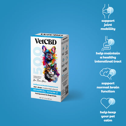 support joint mobility, help maintain a healthy intestinal track, support normal brain function. helps keep your pet calm