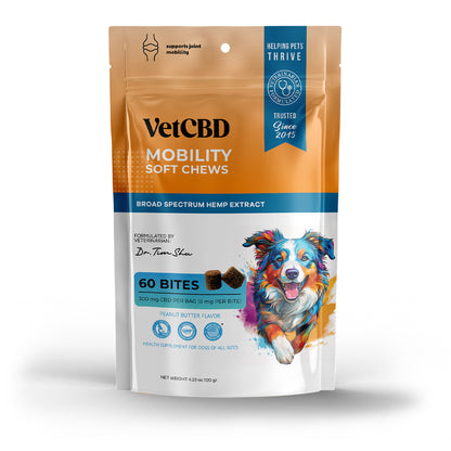 VetCBD Mobility Soft Chews 60 ct bag