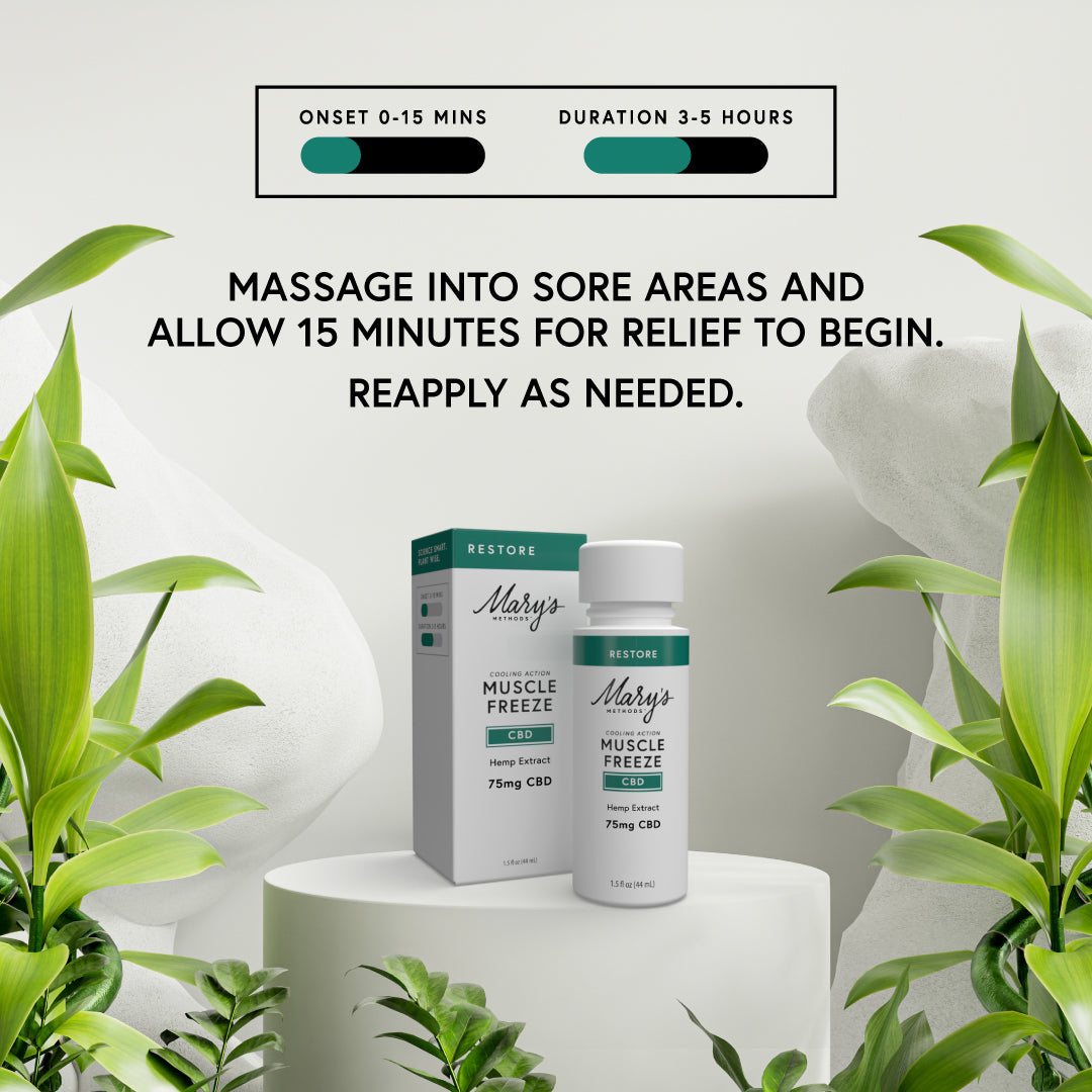 CBD Muscle Freeze For Muscle Pain Mary's Nutritionals CBD Muscle Freeze For Muscle Pain Mary's Nutritionals