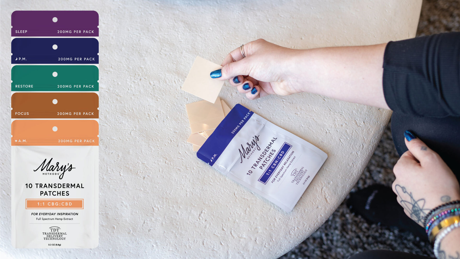 CBD Patches & Topicals for Natural Relief | Mary’s Nutritionals – Mary ...