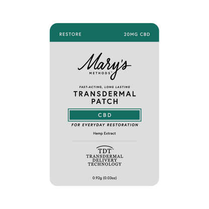 Mary's Methods 20 mg CBD Transdermal Patch for Sleep
