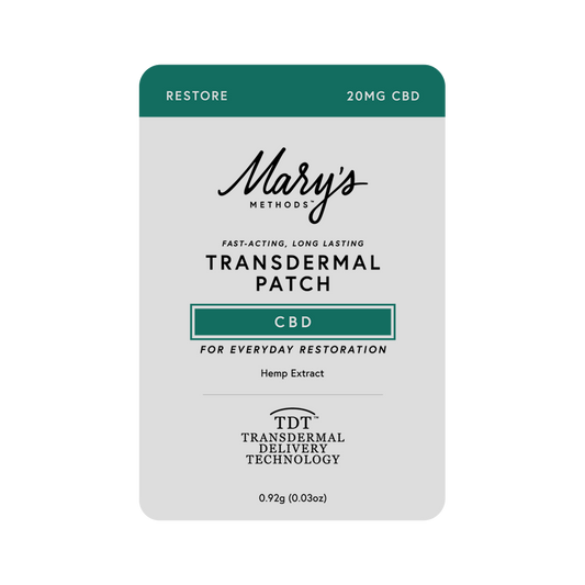 Mary's Methods 20 mg CBD Transdermal Patch for Sleep