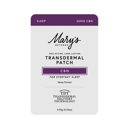 Mary's Methods 20 mg CBN Transdermal Patch for Sleep